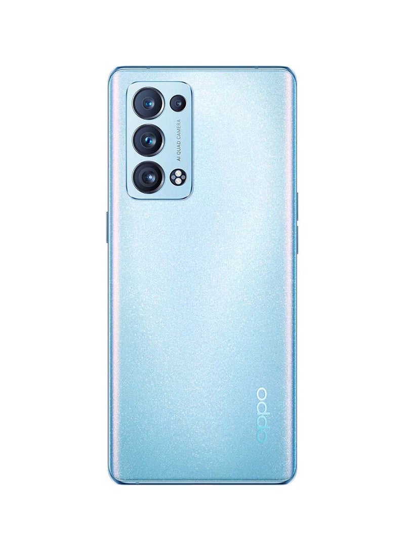 OPPO - Reno 6 Pro 5G Dual SIM Arctic Blue 12GB RAM 256GB With True Wireless And Mobile Stand - Middle East Version - Image 1