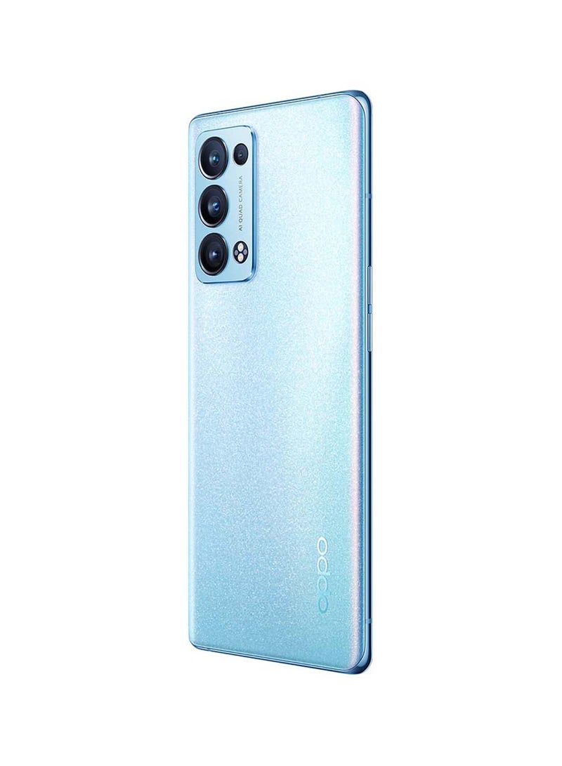 OPPO - Reno 6 Pro 5G Dual SIM Arctic Blue 12GB RAM 256GB With True Wireless And Mobile Stand - Middle East Version - Image 1
