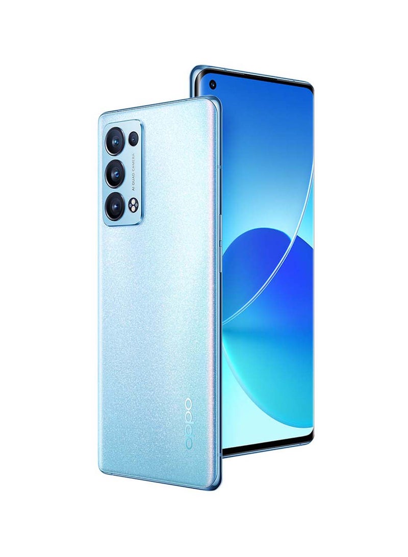 OPPO - Reno 6 Pro 5G Dual SIM Arctic Blue 12GB RAM 256GB With True Wireless And Mobile Stand - Middle East Version - Image 1