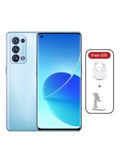 Reno 6 Pro 5G Dual SIM Arctic Blue 12GB RAM 256GB With True Wireless And Mobile Stand - Middle East Version