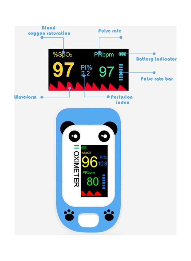 Generic - Portable Fingertip Pulse-Oximeter Yellow - Image 1
