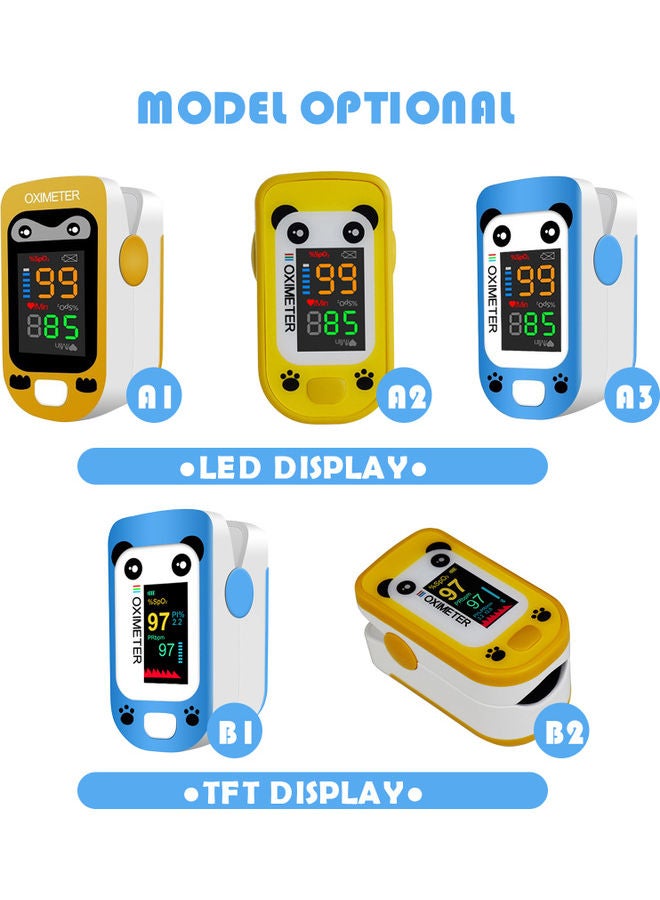 Generic - Portable Fingertip Pulse-Oximeter Yellow - Image 1