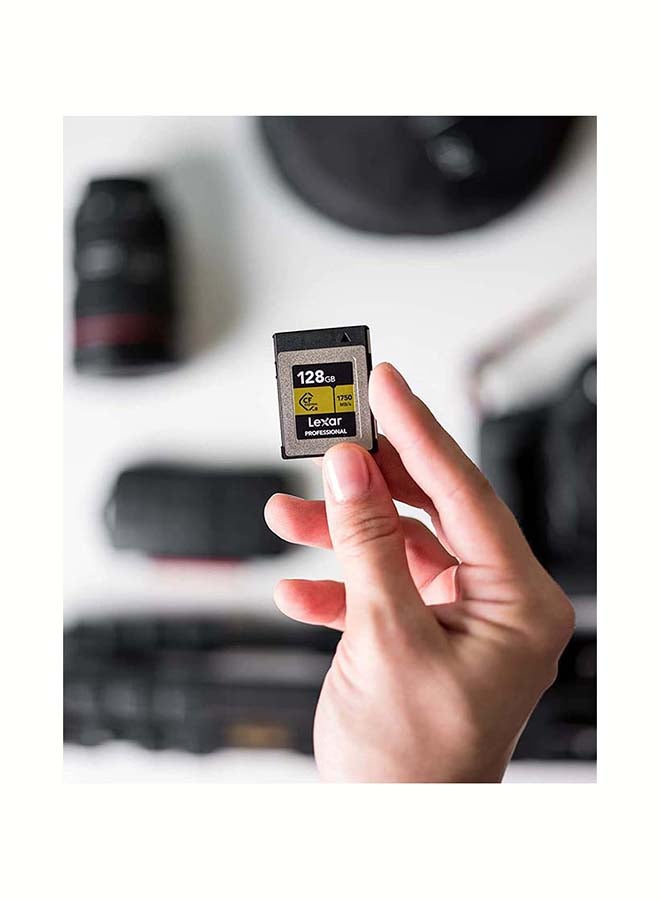 Lexar - Professional 128GB CFexpress Type B Memory Card, Up To 1750MB/s Read, Raw 4K Video Recording, Supports PCIe 3.0 and NVMe 128 GB - Image 1
