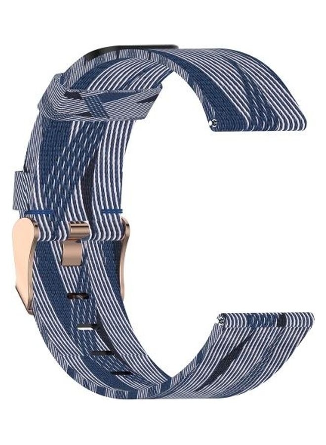 BGM Replacement Strap for Huawei B5 Blue/White - Image 1