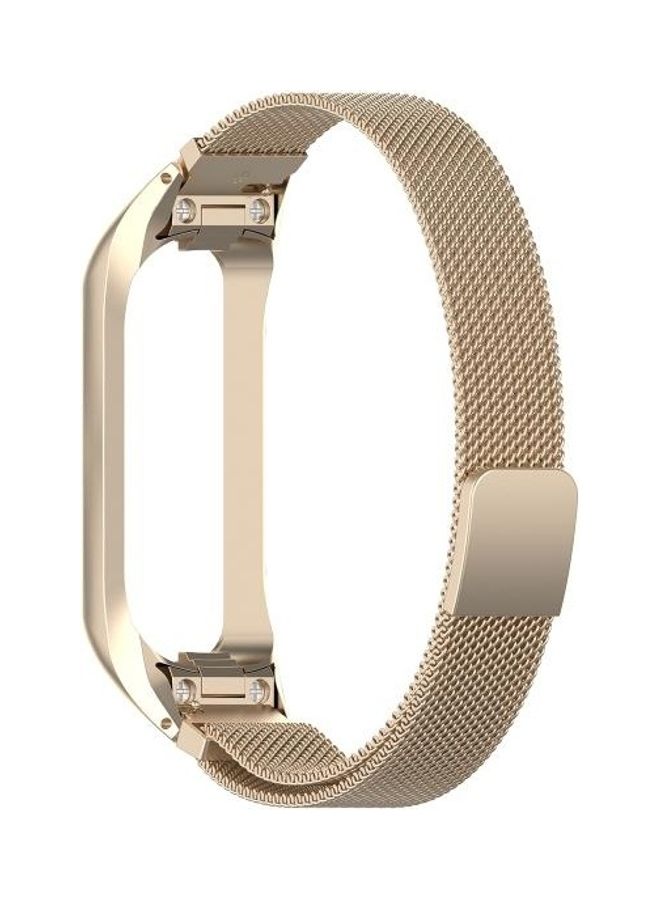 BGM Milanese Replacement Strap For Samsung Galaxy Fit 2 Champagne  - Image 2