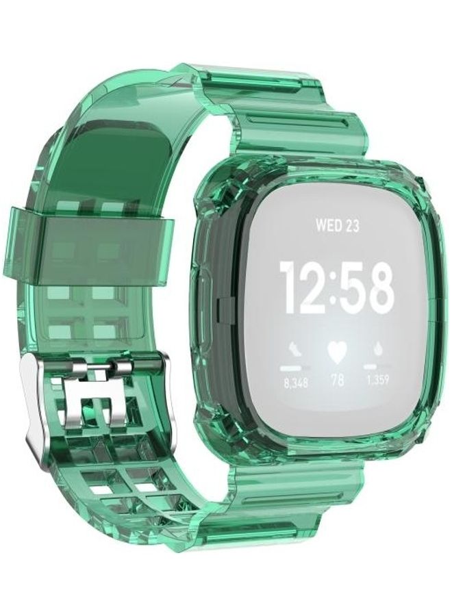BGM Replacement Strap Band for Fitbit Versa 3/Sense Smartwatch Green - Image 1