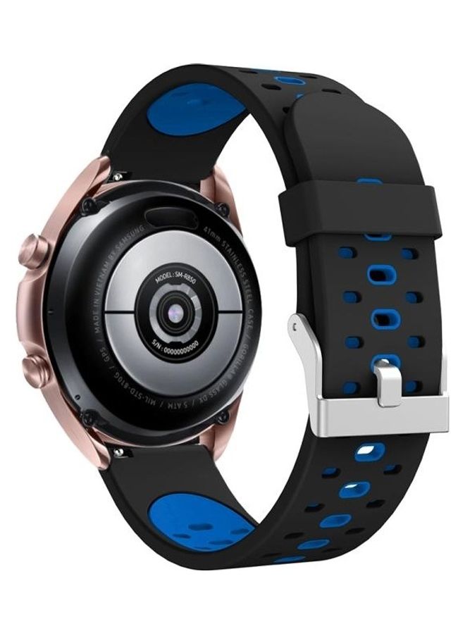 BGM Replacement Strap for Samsung Galaxy Watch 3 41mm Blue - Image 3