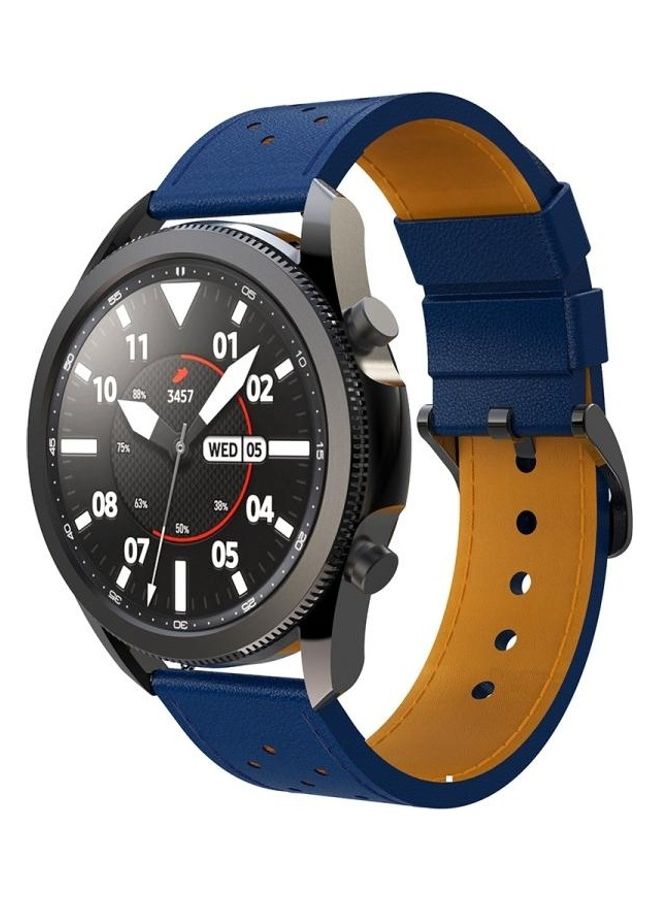 بي جي إم سِوار بديل لساعة سامسونج جالاكسي 3 مقاس 45 مم أزرق - Image 2