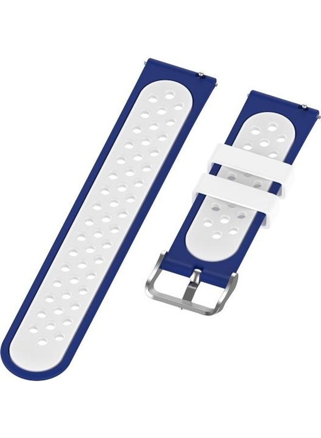 BGM Replacement Strap for Huawei Watch 3 / 3 Pro 22mm Blue/White - Image 2