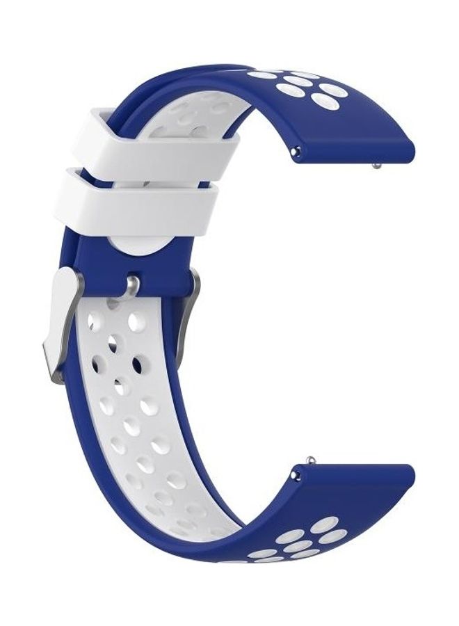 BGM Replacement Strap for Huawei Watch 3 / 3 Pro 22mm Blue/White - Image 3