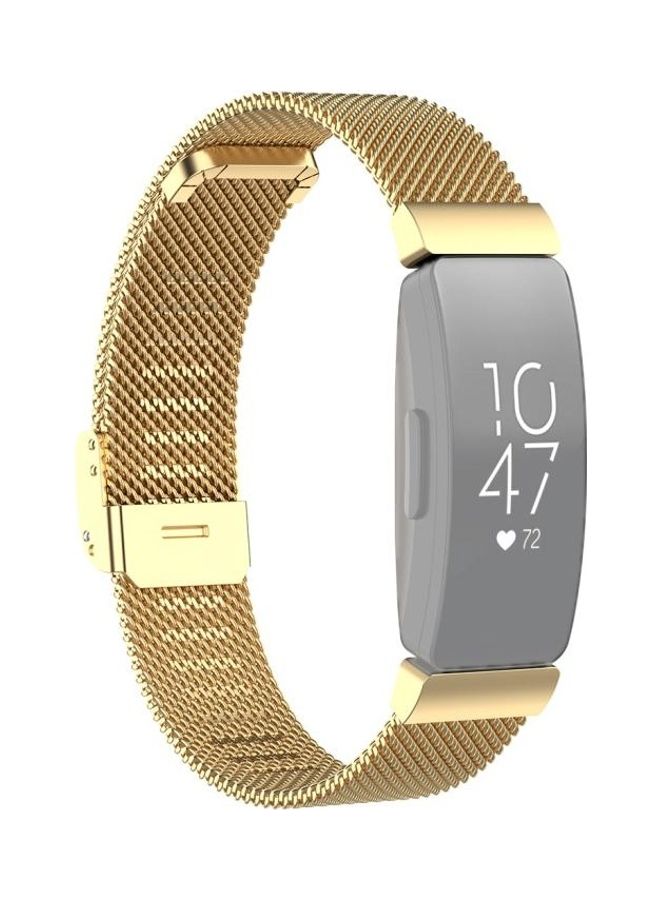 BGM Stainless Steel Replacement Wrist Strap Watch Band Gold - Image 1