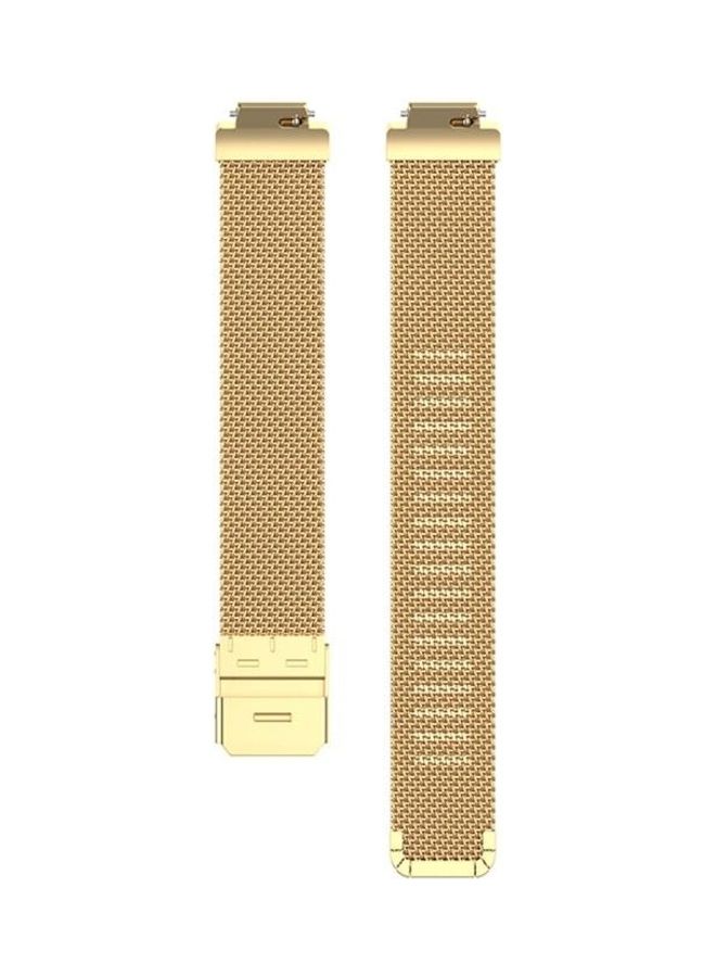 BGM Stainless Steel Replacement Wrist Strap Watch Band Gold - Image 2