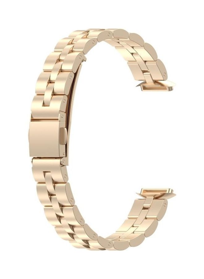 BGM Stainless Steel Replacement Wrist Strap Watch Band Gold - Image 1