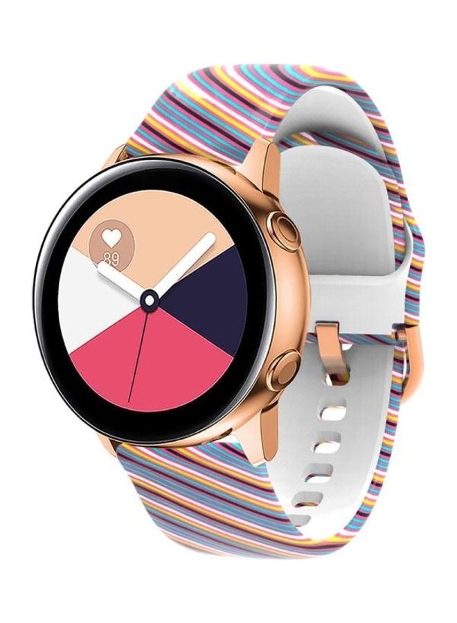 BGM Silicone Printing Replacement Watchband For Samsung Galaxy Watch 42mm Multicolour - Image 3