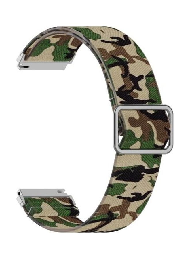 BGM Replacement Strap for Samsung Galaxy Watch Active 2 20mm Camouflage Green - Image 1