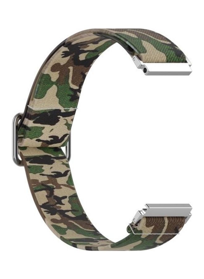 BGM Replacement Strap for Samsung Galaxy Watch Active 2 20mm Camouflage Green - Image 2