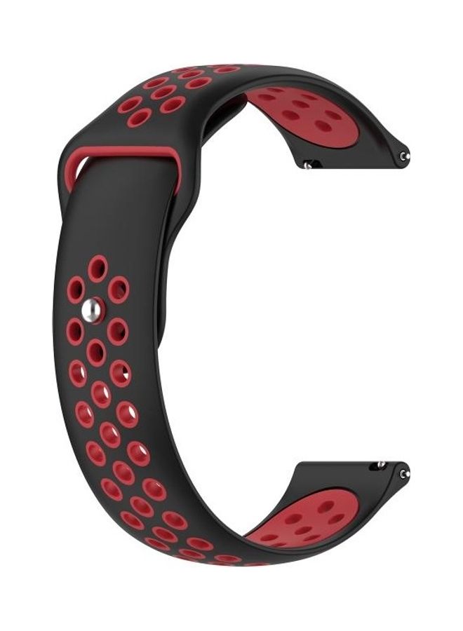 BGM Replacement Strap for Huawei Watch 3/3 Pro 22mm Black/Red - Image 1