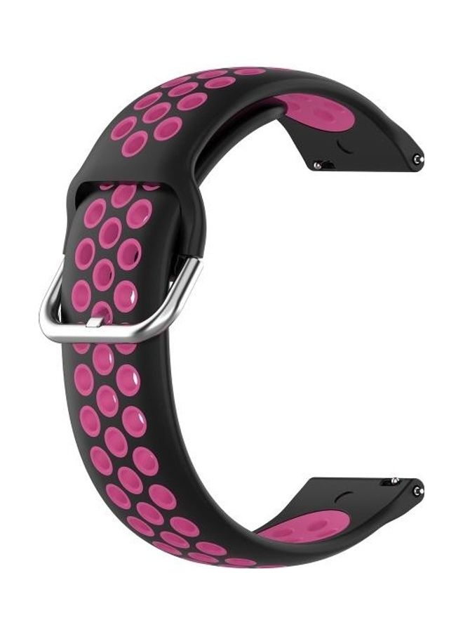 BGM Replacement Strap for Samsung Galaxy Watch4 44mm Black/Rose - Image 1