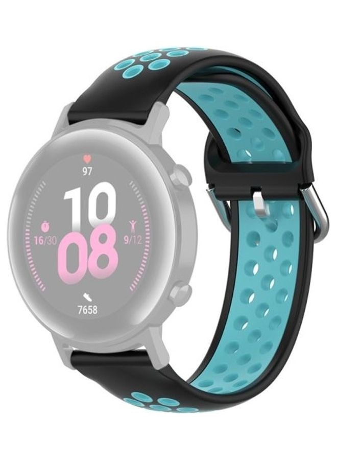 BGM Replacement Strap for Huawei Watch GT2e/GT/GT2 46MM Black/Blue - Image 1