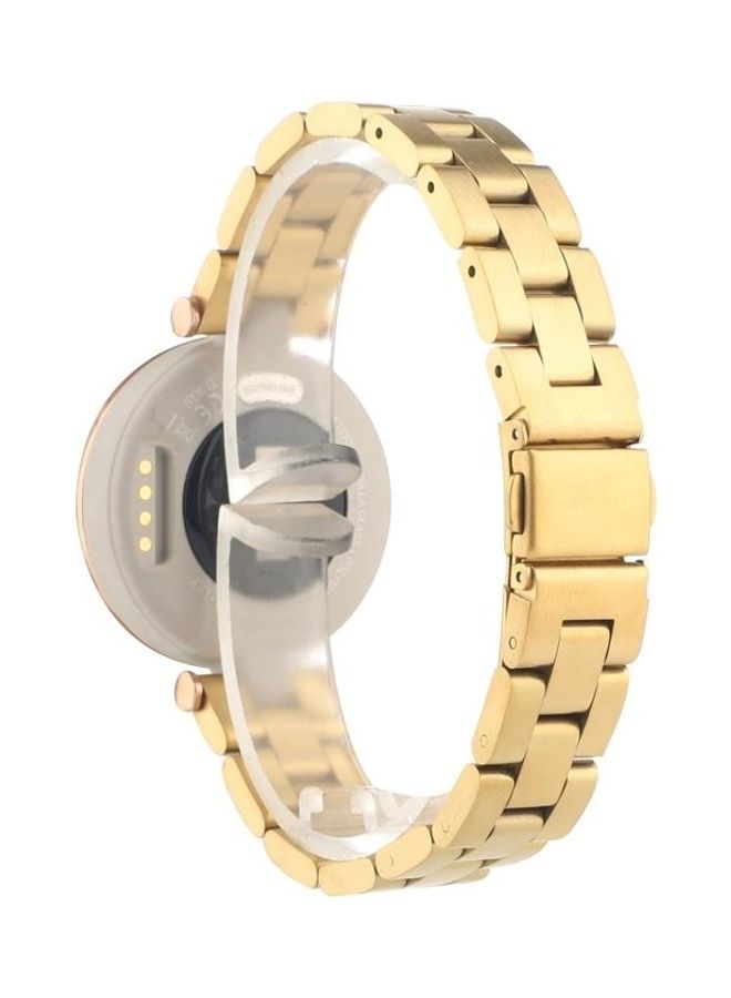 BGM Stainless Steel Waist Strap Watch Band Gold - Image 3