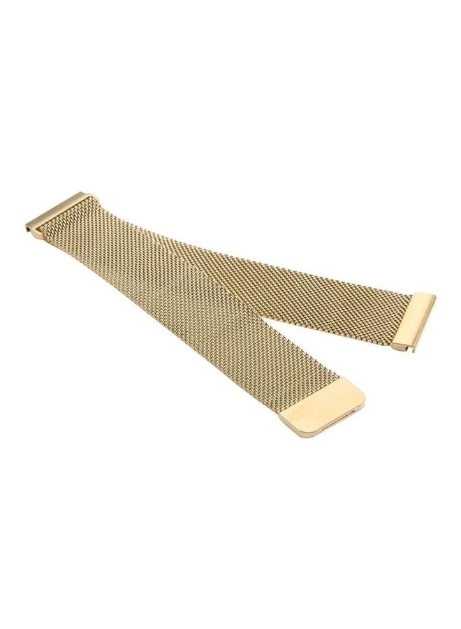 BGM Stainless Steel Waist Strap Watch Band Gold - Image 3