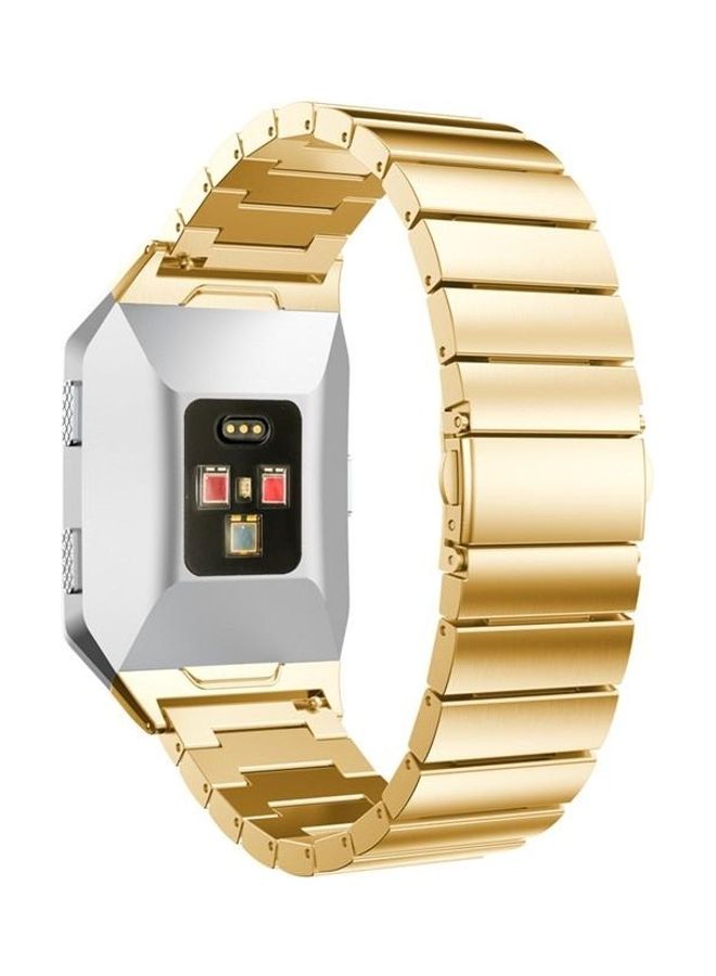 BGM Stainless Steel Replacement Wrist Strap Watch Band Gold - Image 1