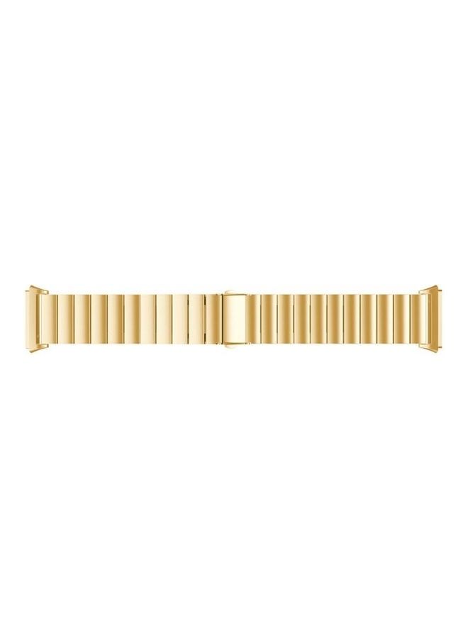 BGM Stainless Steel Replacement Wrist Strap Watch Band Gold - Image 3
