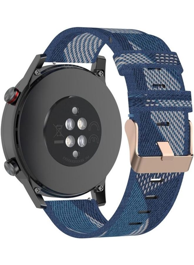 BGM Replacement Strapfor Huawei GT / GT2 and Honor Magic Watch 2 22/46mm Blue - Image 4