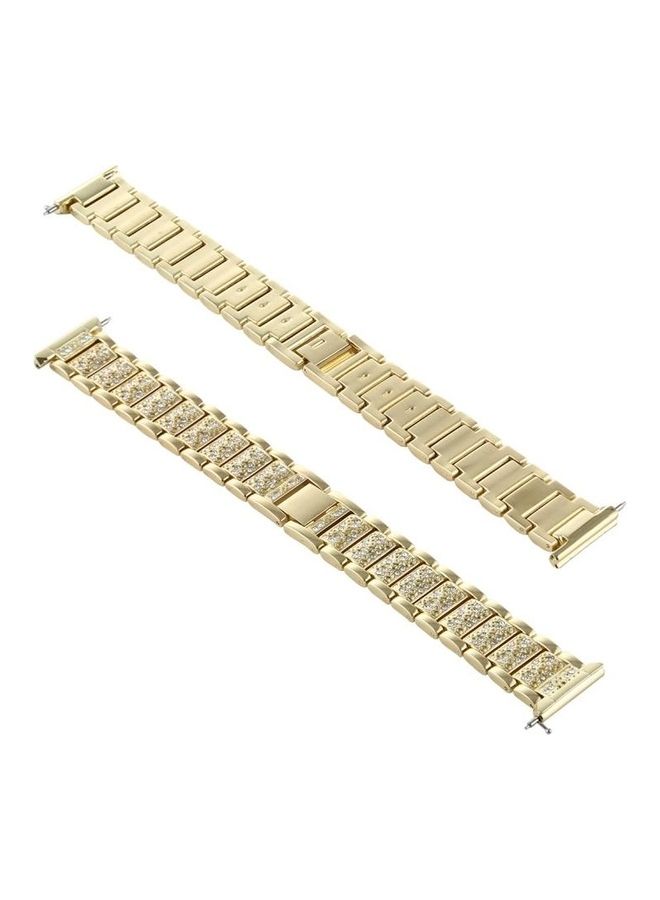 بي جي إم سوار بديل من الإستانلس ستيل لساعة اليد ذهبي - Image 1