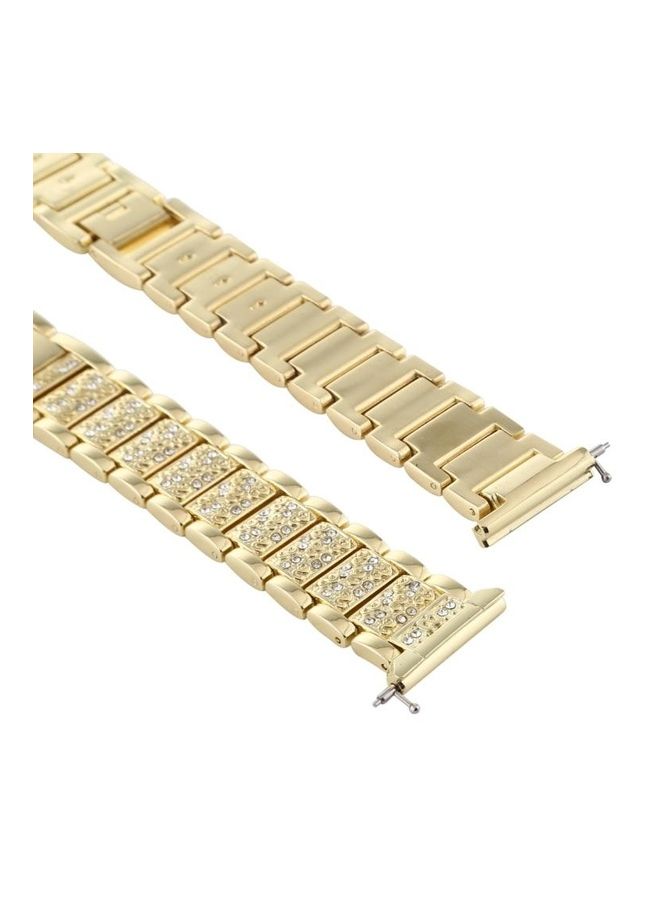 بي جي إم سوار بديل من الإستانلس ستيل لساعة اليد ذهبي - Image 4