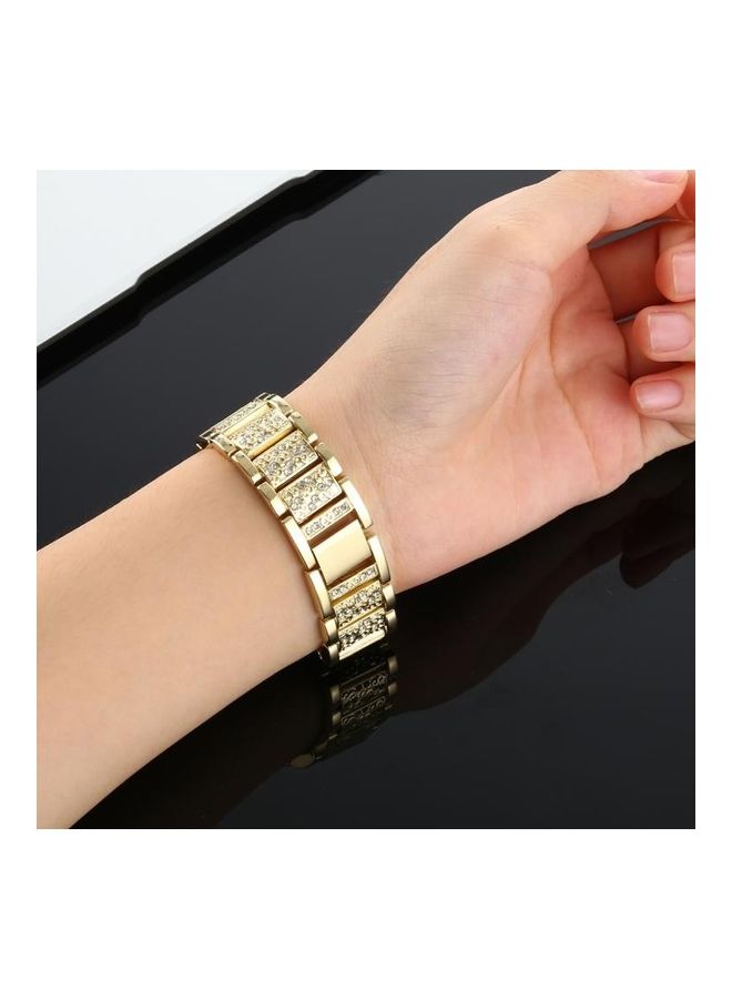 بي جي إم سوار بديل من الإستانلس ستيل لساعة اليد ذهبي - Image 5