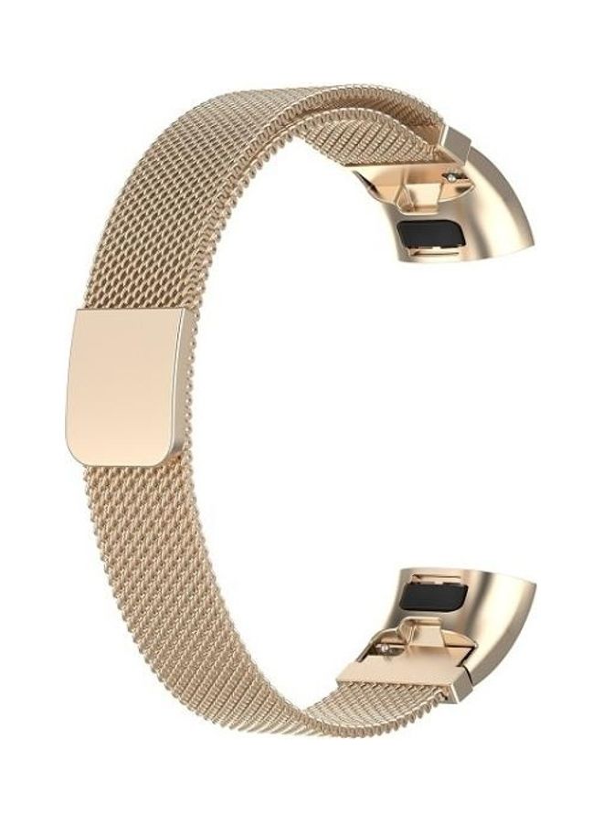 BGM - Milanese Replacement Strap Watchband For Huawei Band 3/4 Pro Champagne Gold - Image 1