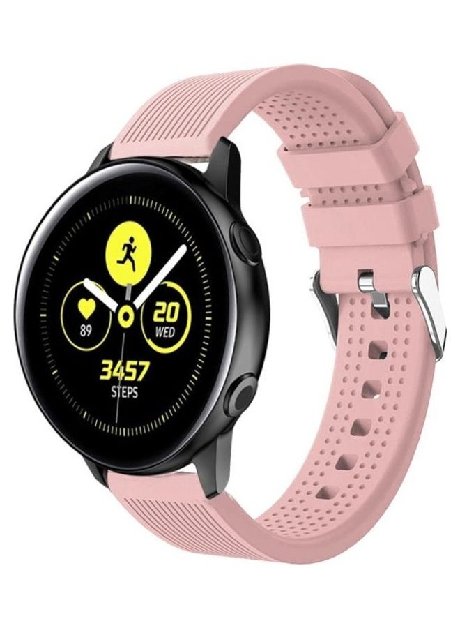 BGM Smart Watch Silicone Wrist Strap For Garmin Vivoactive 3 Pink