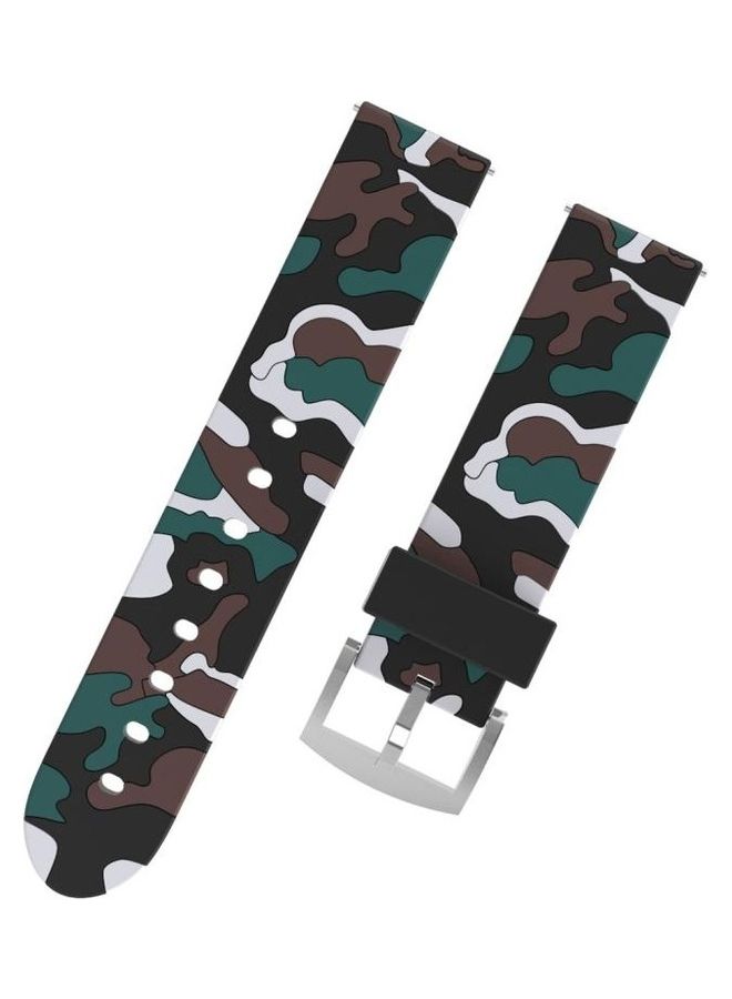 BGM Simple Fashion Camouflage Pattern Watch Band For Samsung S3 Multicolour - Image 1