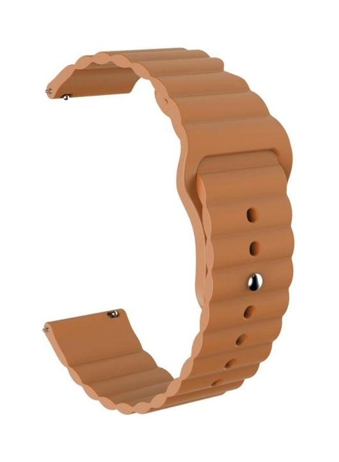 BGM Replacement Strap for Huawei GT2 20/42mm Brown - Image 2