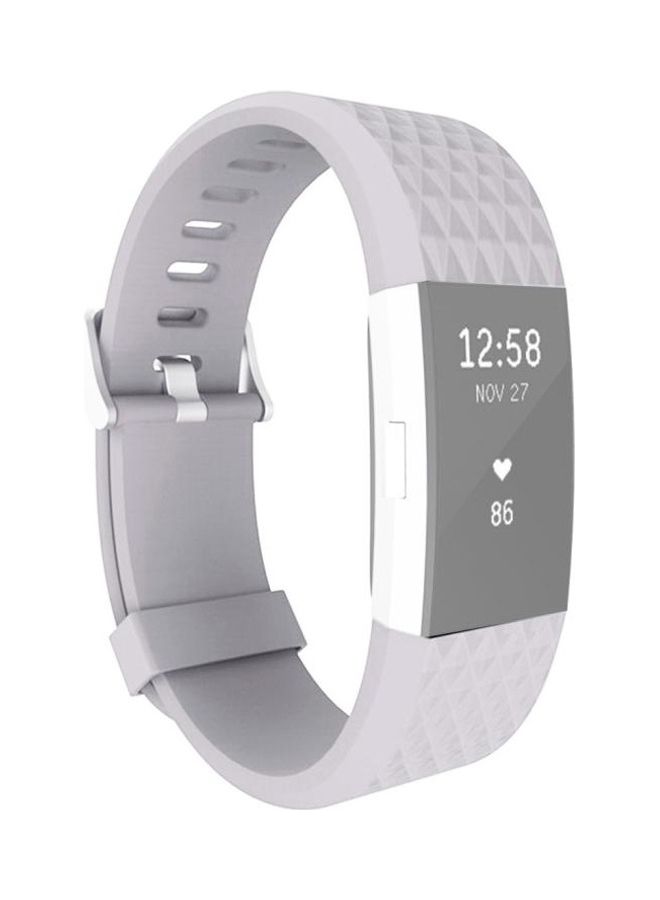 BGM Replacement Strap Band for Fitbit Charger 2 Smartwatch Grey - Image 1