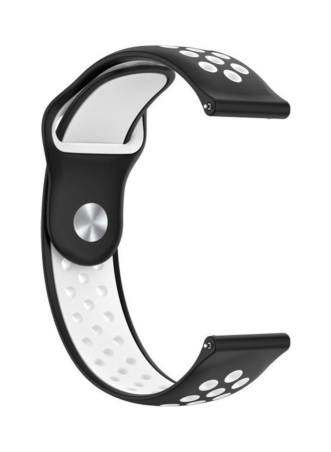 BGM Replacement Strap for Huawei Watch 3/ Pro 22mm Black/White - Image 2