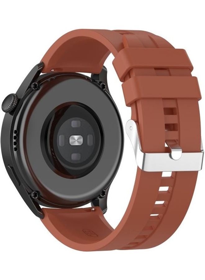 BGM Replacement Strap for Huawei Watch 3 / 3 Pro Cabernet Orange - Image 4