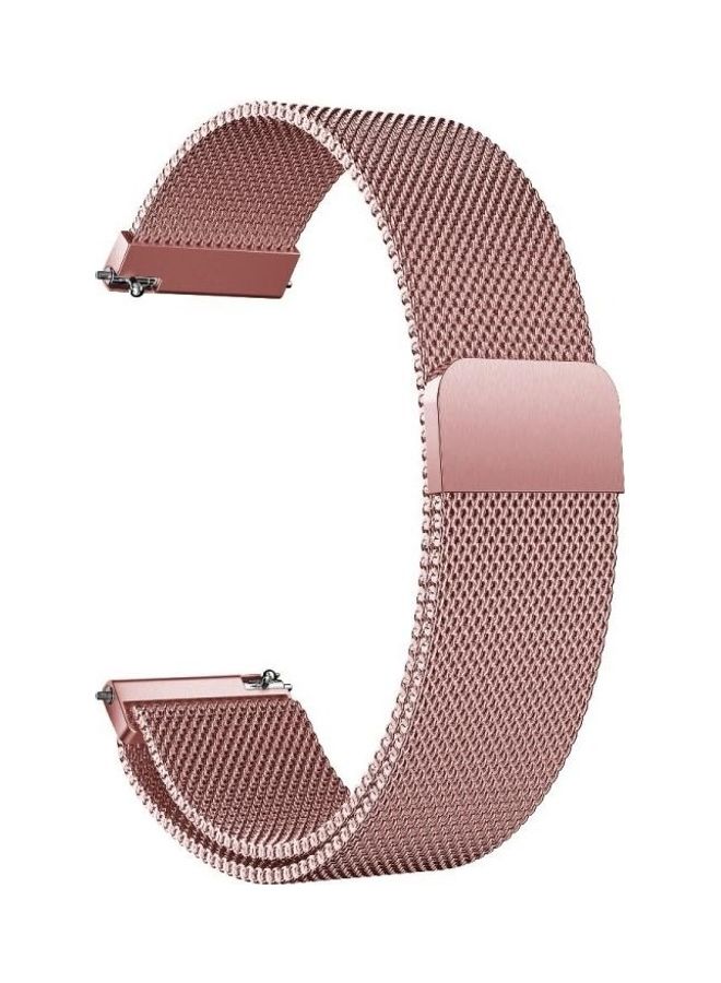 BGM - Milanese Stainless Steel Replacement Strap For Huawei Watch 3 / 3 Pro Rose Gold - Image 1