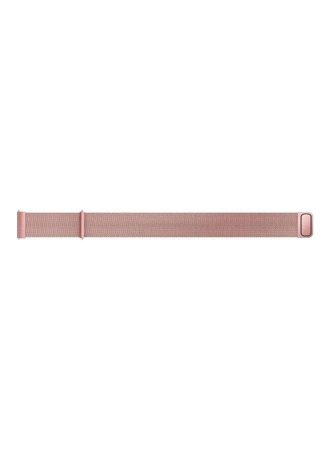 BGM - Milanese Stainless Steel Replacement Strap For Huawei Watch 3 / 3 Pro Rose Gold - Image 1