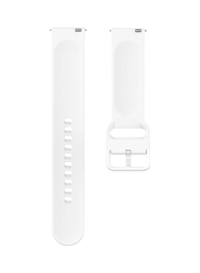 بي جي إم سوار معصم من السيليكون لساعة فيتبيت فيرسا 2/ فيرسا/ فيرسا لايت/ بليز أبيض - Image 2