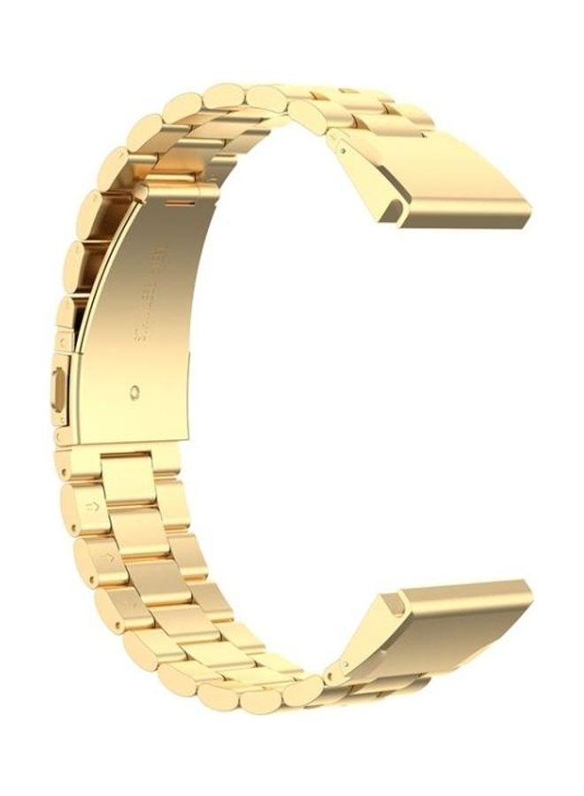 BGM Stainless Steel Replacement Wrist Strap Watch Band Gold - Image 1