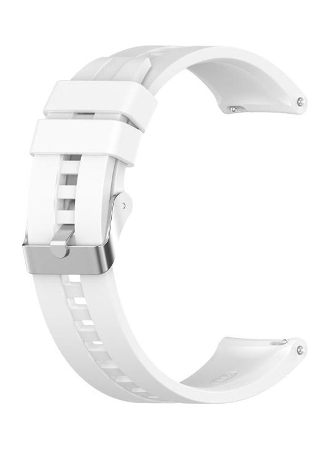 BGM Silicone Replacement Strap For Huawei Watch 3 / 3 Pro White - Image 1