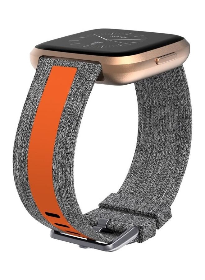 BGM Replacement Strap Band for Fitbit Smartwatch Grey - Image 2