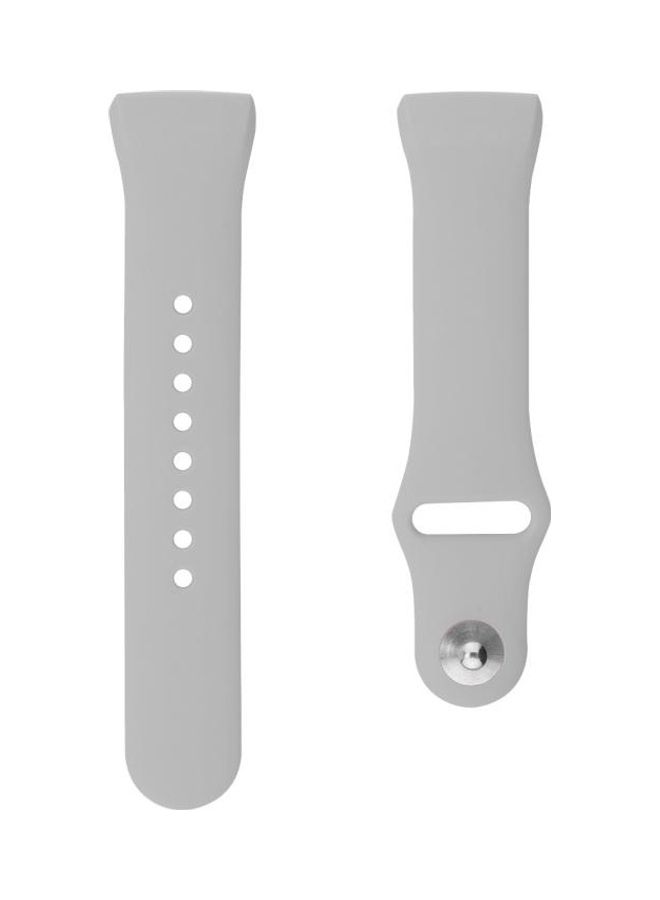 BGM Replacement Strap Band for Fitbit 18mm Smartwatch Grey - Image 2