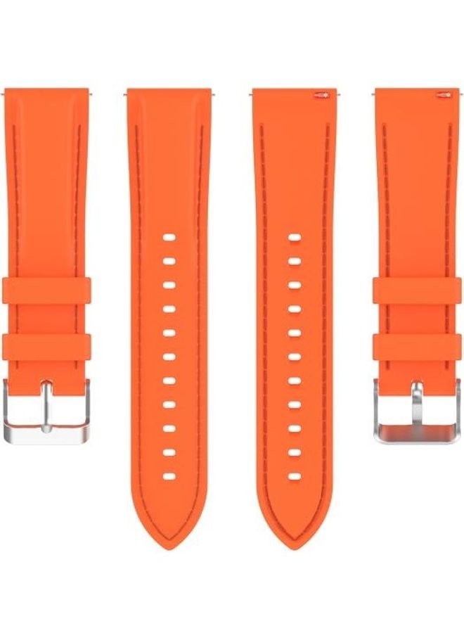 BGM Silicone Replacement Strap For Huawei Watch 3/3 Pro Orange - Image 2