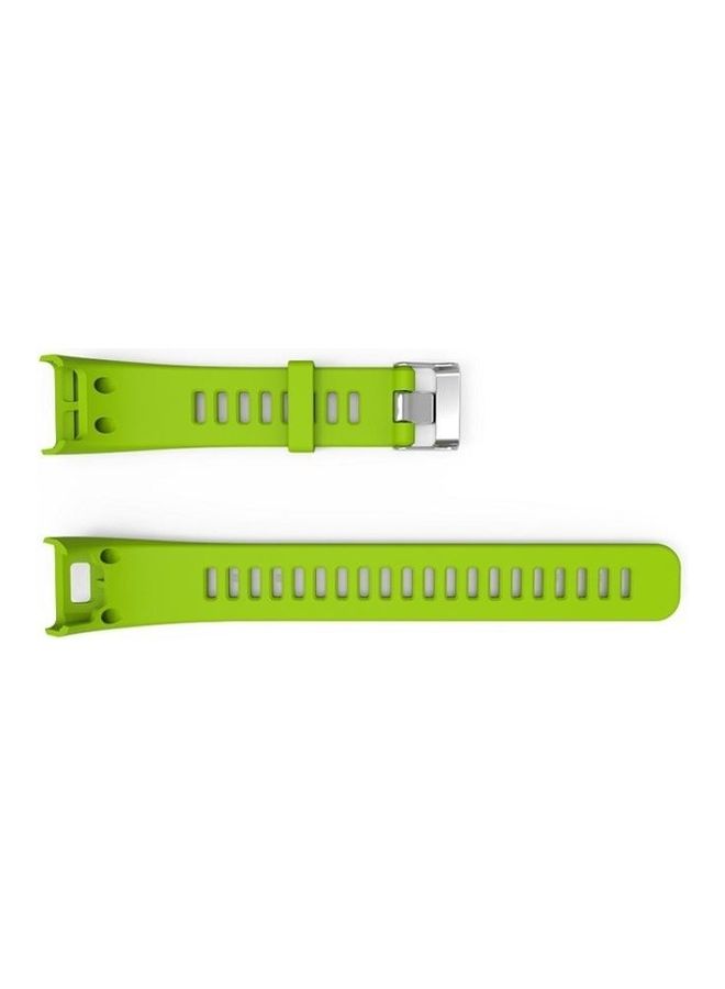 BGM Silicone Sport Watch Strap for Garmin Vivosmart HR 1 Green - Image 1