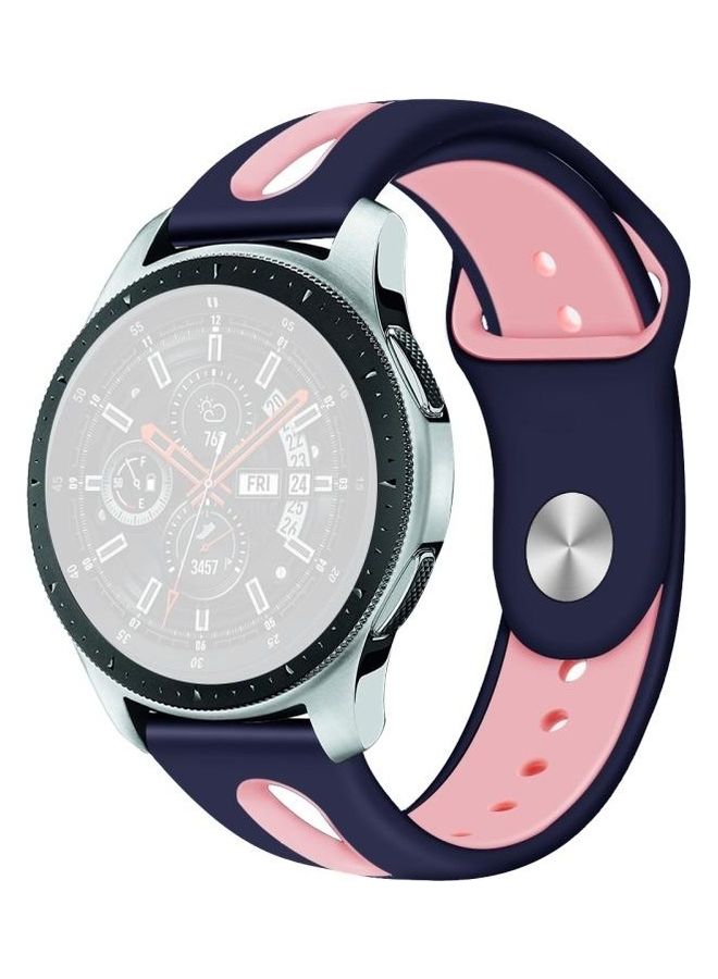 BGM Replacement Strap for Samsung Galaxy Watch 46mm Blue/Pink - Image 2