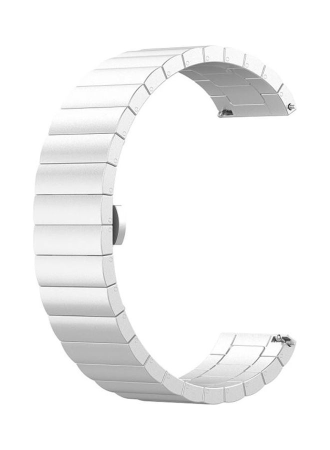 BGM Replacement Wrist Strap For Garmin Vivoactive 3 Silver