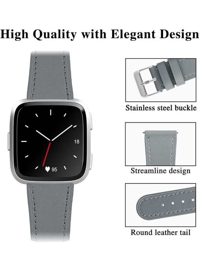 BGM Replacement Strap Watch Band Grey - Image 4